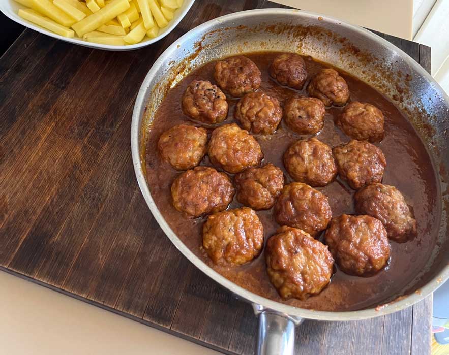 Albóndigas de gamo